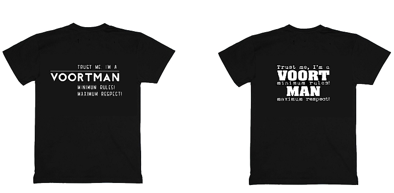 T-shirts villa Voortman te verkrijgen op Open Poort aan 15 euro
